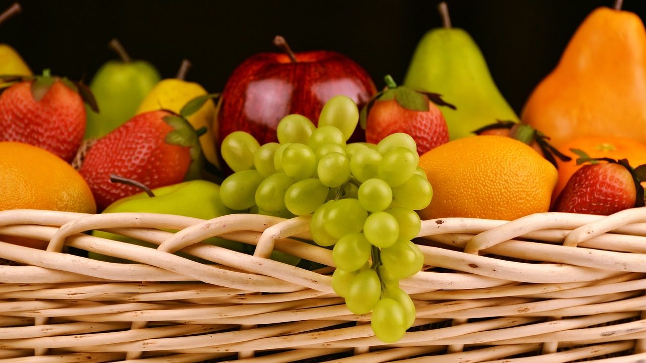 fruits, fresh, basket